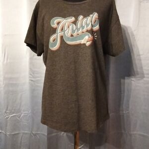 Ariat Charcoal T-Shirt with Logo Design